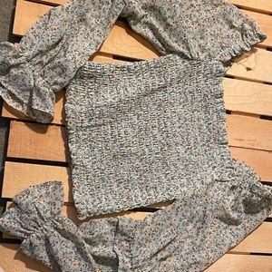 Target off the shoulder long sleeve